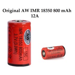 Νέα Μπαταρία AW IMR 18350 LiMn 800 mAh